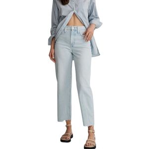 NWOT Madewell The Perfect Vintage Wide Leg Crop Jean Ward Wash Size 30